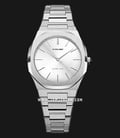 D1 Milano Ultra Thin D1-UTBL08 Silver Cloud White Dial Stainless Steel Strap-0
