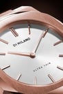 D1 Milano Ultra Thin D1-UTBL09 Rose Cloud White Dial Rose Gold Stainless Steel Strap-4