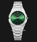 D1 Milano Ultra Thin D1-UTBL11 Petite Moss Green Sunray Dial Stainless Steel Strap-0