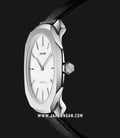 D1 Milano D1-SSLL03 Ladies White Dial Black Leather Strap -1