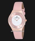 Daniel Klein Fiord DK12059-4 Ladies Mother Of Pearl Dial Soft Pink Leather Strap-0