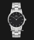 Daniel Wellington Iconic Link DW00100204 Black Dial Stainless Steel Strap-0