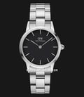 Daniel Wellington Iconic Link DW00100208 Black Dial Stainless Steel Strap-0