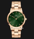 Daniel Wellington Iconic Link Emerald DW00100419 Green Dial Rose Gold Stainless Steel Strap-0