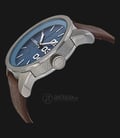 Diesel Franchise DZ1512 Blue dial Brown Leather Strap Watch-1