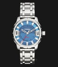 Diesel DZ1723 Stronghold Blue Dial Stainless Steel Strap Watch-0