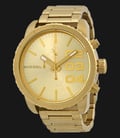 Diesel DZ4268 Gold Tone Gold dial Gold Stainless Steel Watch-0