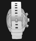 Diesel DZ4315 Overflow Chronograph White dial White Leather Strap Watch-1