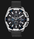 Diesel DZ4392 Heavyweight Chronograph Black Dial Stainless Steel Leather Strap-0