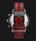 Diesel Griffed DZ4594 Chronograph Red Dial Red Leather Strap-2