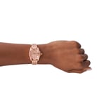 Diesel Baby Chief DZ5602 Ladies Rose Gold Dial Rose Gold Stainless Steel Strap-3