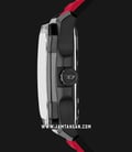 Diesel Flayed DZ7469 Automatic Black Open Heart Dial Red Silicone Strap-1