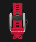 Diesel Flayed DZ7469 Automatic Black Open Heart Dial Red Silicone Strap-2