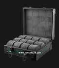 Kotak Jam Tangan Driklux 12W-GF Dark Green Leather Box-2