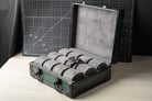 Kotak Jam Tangan Driklux 12W-GF Dark Green Leather Box-4