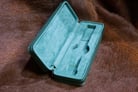 Kotak Jam Tangan Driklux 1W-GGR-SPU Dark Green PU Leather Box With Zip-3