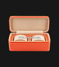 Kotak Jam Tangan Driklux 2W-2-Or-PU Orange PU Leather Box-1
