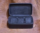 Kotak Jam Tangan Driklux 3W-FH-BB-SPU Black PU Leather Box-2