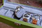 Kotak Jam Tangan Driklux 6W-HX-GR Green Leather Box-3