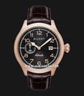DUXOT Altius DX-2021-03 Automatic Sunray Black Dial Brown Leather Strap-0