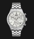 DUXOT Audentis DX-2022-11 Matte Silver Chronograph Silver Dial Stainless Steel Strap-0