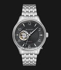 DUXOT Patrios DX-2023-33 Sunray Charcoal Grey Dial Stainless Steel Strap-0