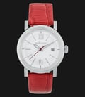 Ego Mazzucato EGO3 LH V1 Ladies White Dial Red Leather Strap + Extra Case + Extra Strap -0