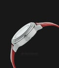 Ego Mazzucato EGO3 LH V1 Ladies White Dial Red Leather Strap + Extra Case + Extra Strap -1