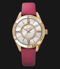 ELLE ES20039S04X Mother of Pearl Dial Pink Leather Strap-0