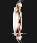 Emporio Armani Gianni T-Bar AR11060 Mother of Pearl Dial Black Leather Strap-1