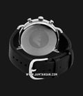 Emporio Armani Chronograph AR11105 Blue Dial Black Leather Strap-2