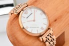 Emporio Armani Classic AR11110 White Mother of Pearl Mosaic Dial Rose Gold Stainless Steel Strap-3
