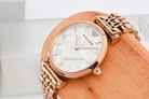 Emporio Armani Classic AR11110 White Mother of Pearl Mosaic Dial Rose Gold Stainless Steel Strap-6