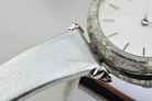 Emporio Armani Classic AR11124 White Dial Silver Leather Strap-8
