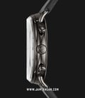 Emporio Armani AR11168 Chronograph Grey Dial Black Leather Strap-1