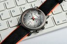 Emporio Armani Chronograph AR11174 Grey Gradient Dial Black Leather Strap-7
