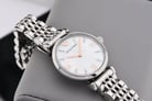 Emporio Armani AR11204 White Mother of Pearl Dial Stainless Steel Strap-5