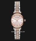 Emporio Armani AR11223 Rose Gold Dial Dual Tone Stainless Steel Strap-0