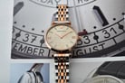 Emporio Armani AR11223 Rose Gold Dial Dual Tone Stainless Steel Strap-4