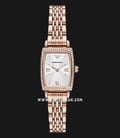 Emporio Armani Fashion AR11406 Ladies Silver Dial Rose Gold Stainless Steel Strap-0