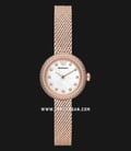Emporio Armani Fashion AR11416 Ladies Mother Of Pearl Dial Rose Gold Mesh Strap-0
