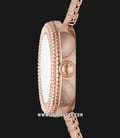 Emporio Armani Fashion AR11416 Ladies Mother Of Pearl Dial Rose Gold Mesh Strap-1