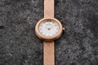 Emporio Armani Fashion AR11416 Ladies Mother Of Pearl Dial Rose Gold Mesh Strap-4