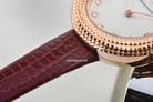 Emporio Armani Fashion AR11417 Ladies MOP Dial Burgundy Leather Strap-8