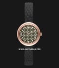 Emporio Armani Fashion AR11435 Ladies Multi Color Dial Black Leather Strap-0
