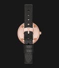 Emporio Armani Fashion AR11435 Ladies Multi Color Dial Black Leather Strap-2
