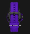 Emporio Armani Sport AR11441 Acqua Black Mother of Pearl Dial Purple Rubber Strap-2