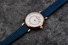 Emporio Armani Fashion AR11468 Mother of Pearl Dial Blue Leather Strap-6