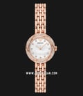 Emporio Armani Fashion AR11474 Rosa Mother of Pearl Dial Rose Gold Stainless Steel Strap-0