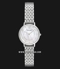 Emporio Armani AR2511 Ladies White Mother of Pearl Dial Stainless Steel Strap-0